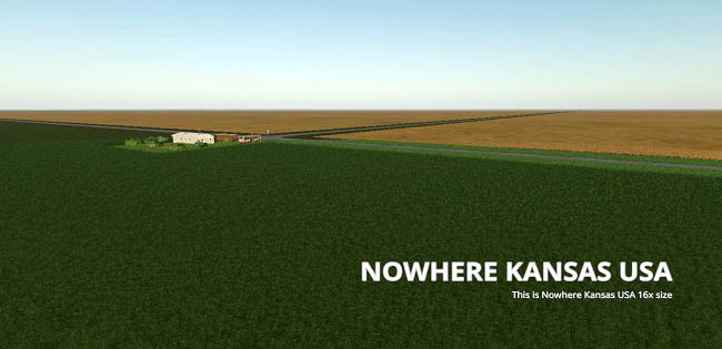 Карта Nowhere Kansas USA 16x v1.0.0.0 для FS19 (1.7.x)