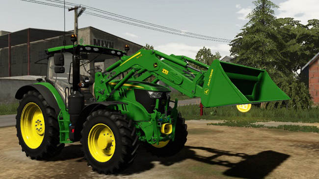 Мод John Deere Front Loaders With Tools v1.0.0.1 для FS19 (1.7.x)
