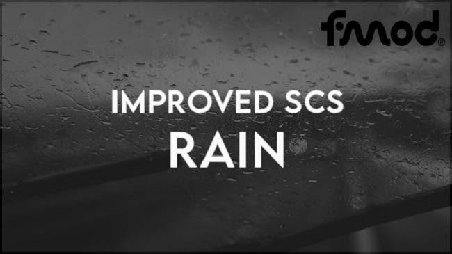 Мод Improved SCS Rain v0.25 для ETS 2 и ATS (1.47.x)