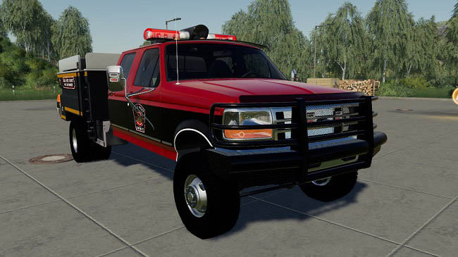 Мод Ford American Fire Truck v5.0 для FS19 (1.7.x)