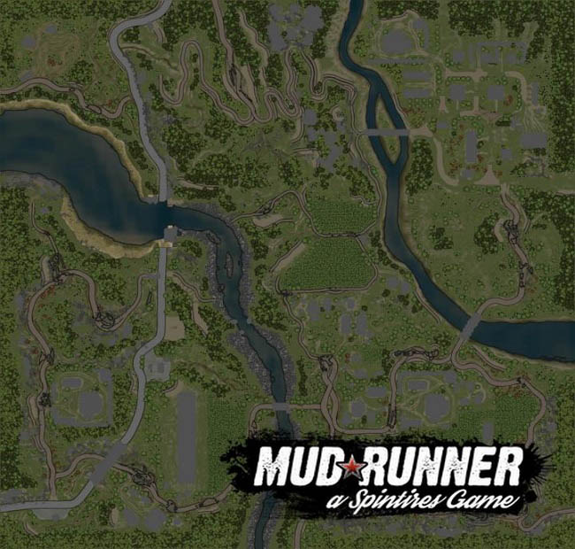 Карта "Павловка" для Spintires: MudRunner