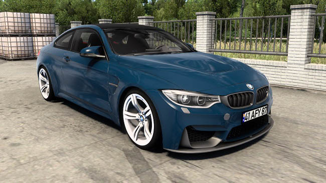 Мод BMW M4 v2.1 для ETS 2 и ATS (1.45.x)