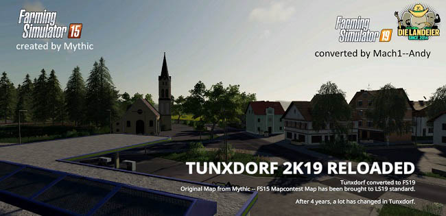 Мод Tunxdorf 2k19 Reloaded Final v1.1.8.0 для FS19 (1.7.x)