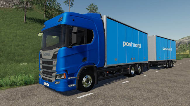 Мод Scania R Box Truck Edit v1.0 для FS19 (1.7.x)