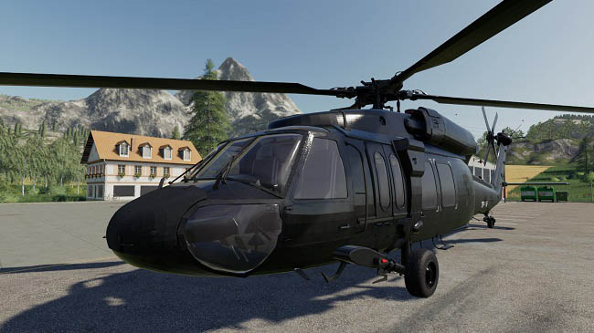 Мод UH60 Black Hawk Helicopter v1.0.0.0 для FS19 (1.7.x)