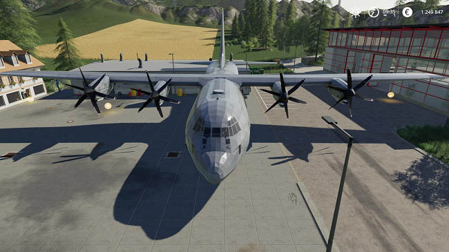 Мод C-130 Cargo Plane v1.0.0.0 для FS19 (1.7.x)