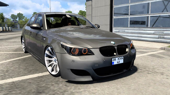 Мод BMW M5 E60 для Euro Truck Simulator 2 (1.40.x)
