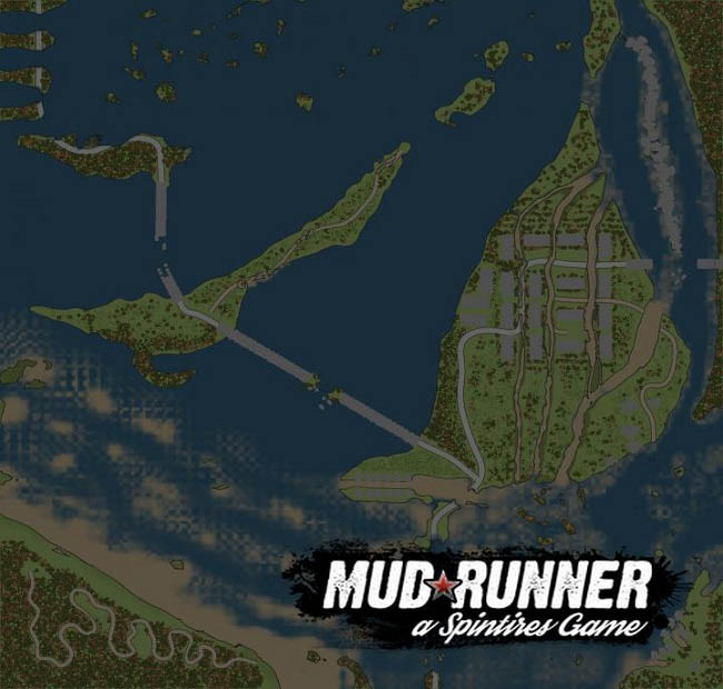 Карта "Великий потоп 2" для Spintires: MudRunner