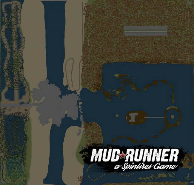 Карта "Тайна водопада" для Spintires: MudRunner