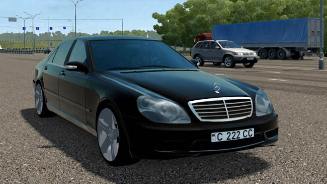 Мод Mercedes-Benz W220 S320 CDi для City Car Driving (1.5.9.2)