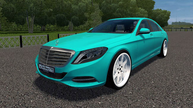 Мод Mercedes-Benz S500 (w222) АМОРАЛ для City Car Driving (1.5.9.2)