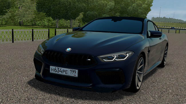 Мод BMW M8 (F92) 2020 для City Car Driving (1.5.9.2)