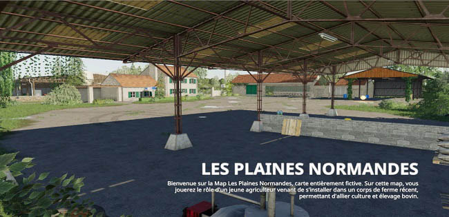 Карта Les Plaines Normandes v1.0.0.0 для FS19 (1.7.x)