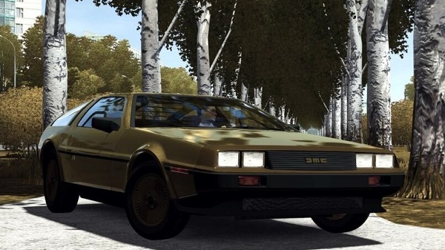 Мод DeLorean DMC-12 "Позолоченная версия" для City Car Driving (1.5.9.2)