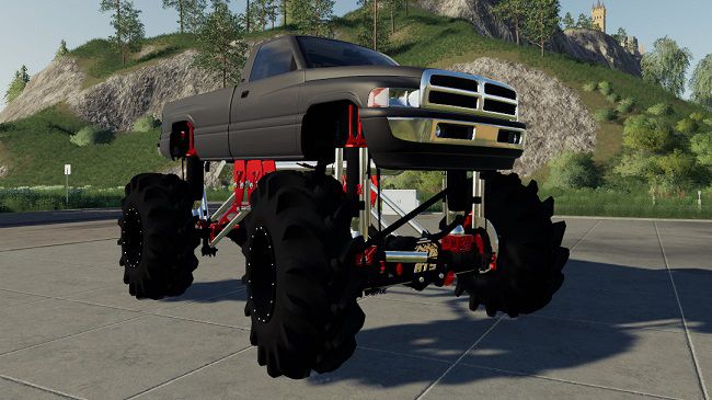 Мод Dodge Second Gen Monster Truck v1.0.0.0 для FS19 (1.7.x)