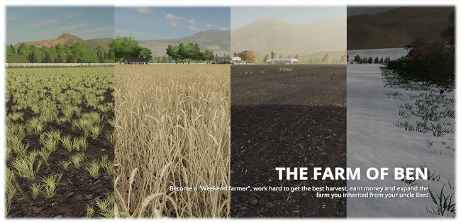 Карта The Farm Of Ben v1.0.0.0 для FS19 (1.7.x)