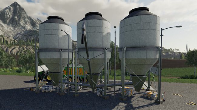 Мод Fillable Storage For Lime/Fertilizer And Seeds v1.0.0.0 для FS19 (1.7.x)