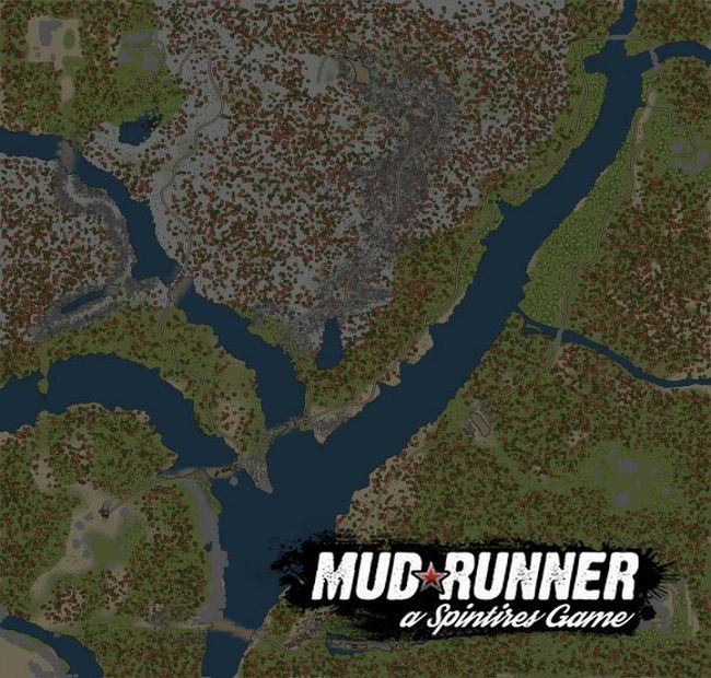 Карта "Риф" для Spintires: MudRunner
