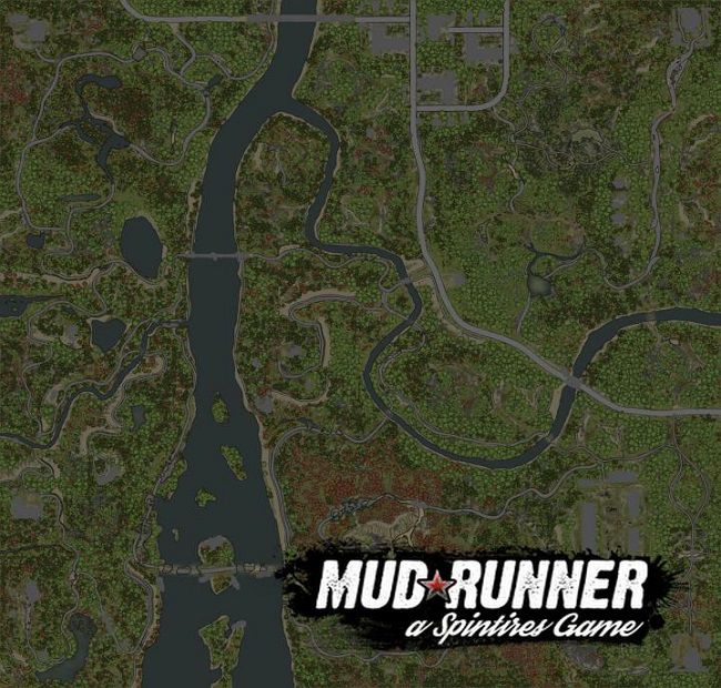 Карта "За Бугром" - Переработка для Spintires: MudRunner