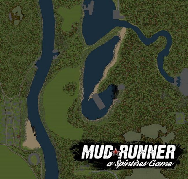 Карта "Незнакомый Посёлок" для Spintires: MudRunner