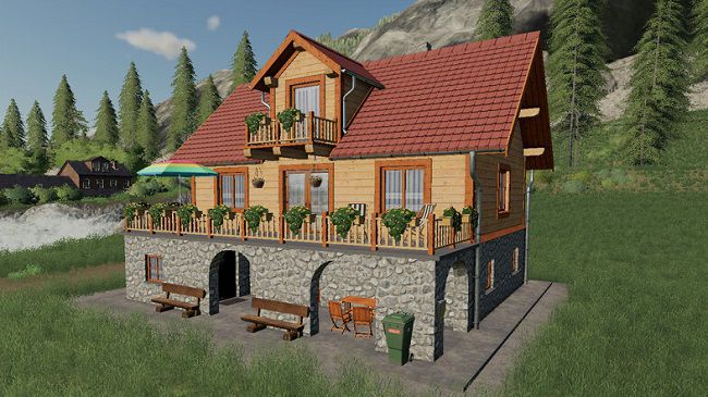 Мод Farmhouse (Mountain House) v1.0.0.0 для FS19 (1.7.x)