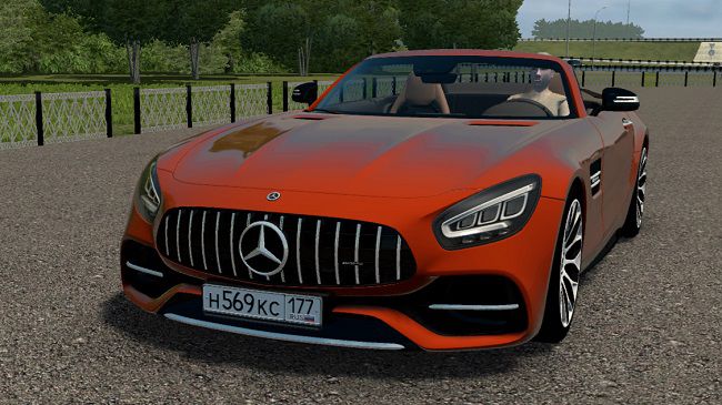 Мод Mercedes-Benz AMG GT C Roadster для City Car Driving (1.5.9.2)