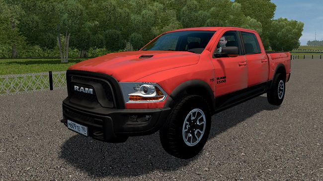 Мод 2018 Dodge Ram Rebel для City Car Driving (1.5.9.2)