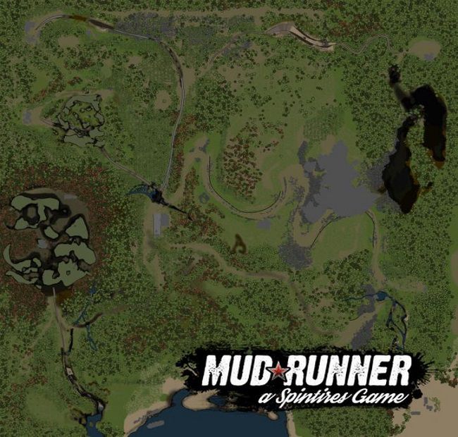 Карта "Дорога" для Spintires: MudRunner