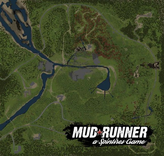 Карта "Участок 0" для Spintires: MudRunner