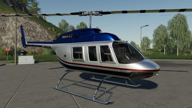 Bell 206L v1.0.0.0 для FS19 (1.7.x)
