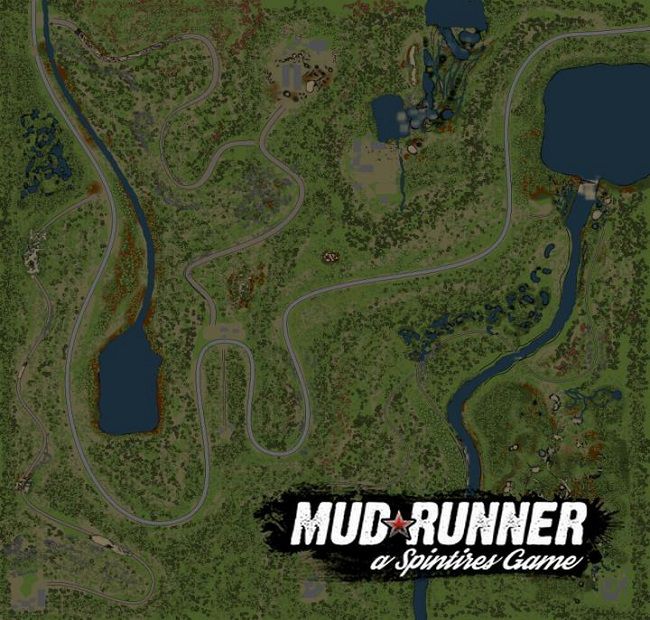 Карта "Federal Road 3" для Spintires: MudRunner