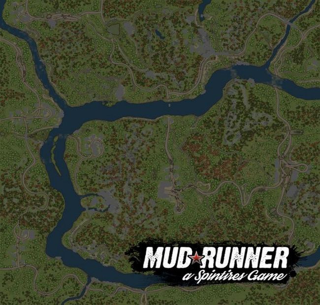 Карта "Излучина" для Spintires: MudRunner