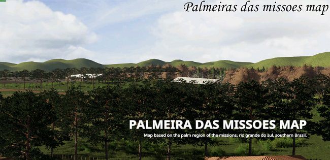 Карта Palmeira Das Missoes v1.0.0.0 для FS19 (1.7.x)