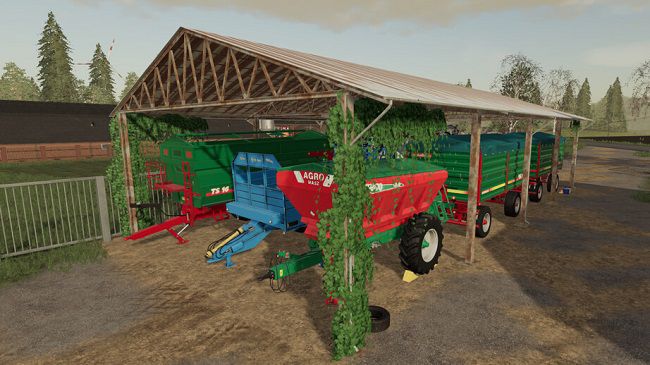 Shed With Modification Function v1.0.0.0 для FS19 (1.7.x)