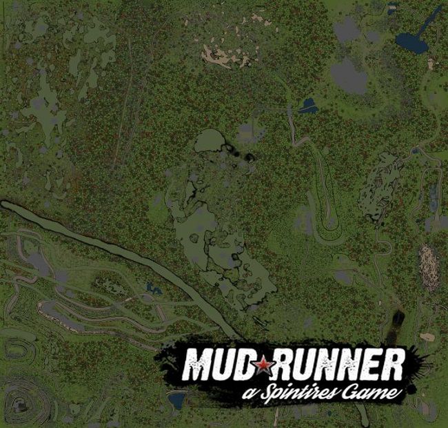 Карта "Твин Пикс" для Spintires: MudRunner