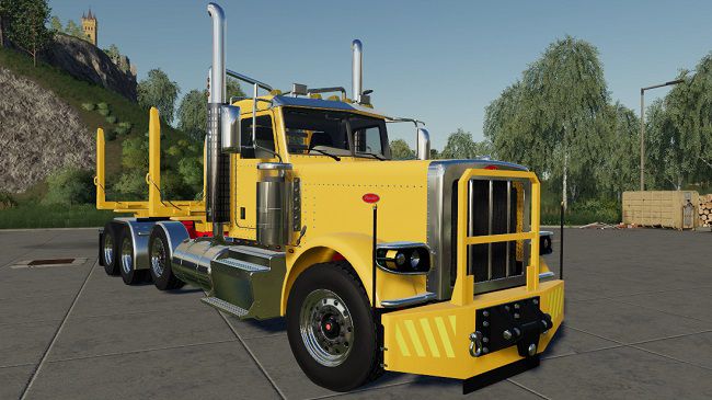 Peterbilt 389 Log trucks v1.0 для FS19 (1.7.x)