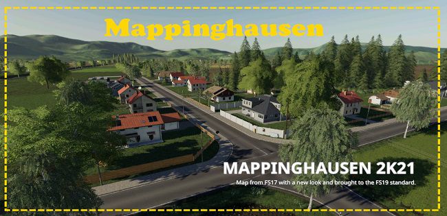 Карта Mappinghausen 2k21 v1.0.0.1 для FS19 (1.7.)