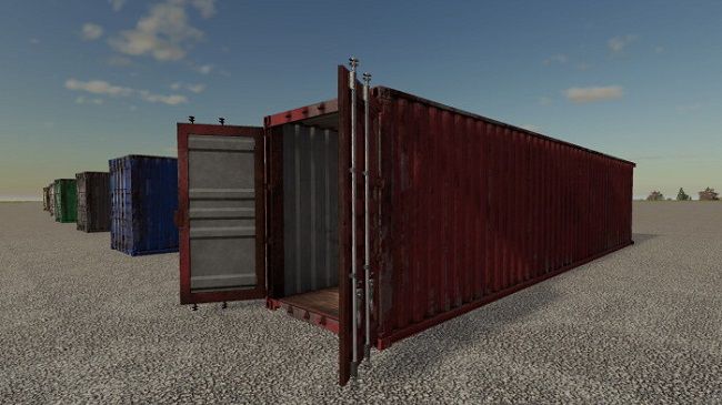 Placeable Storage Containers 40ft v1.0.0.0 для FS19 (1.7.x)