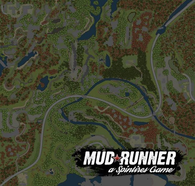 Карта "Там на узких дорожках 4" для Spintires: MudRunner