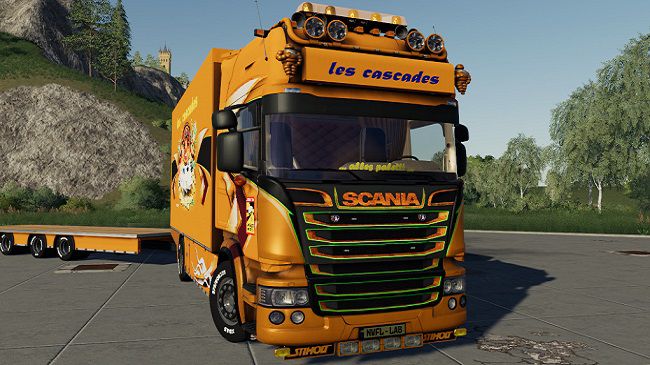 Scania Cascades v1.0.0.0 для FS19 (1.7.x)
