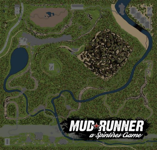 Карта "Малахитова Гора" для Spintires: MudRunner