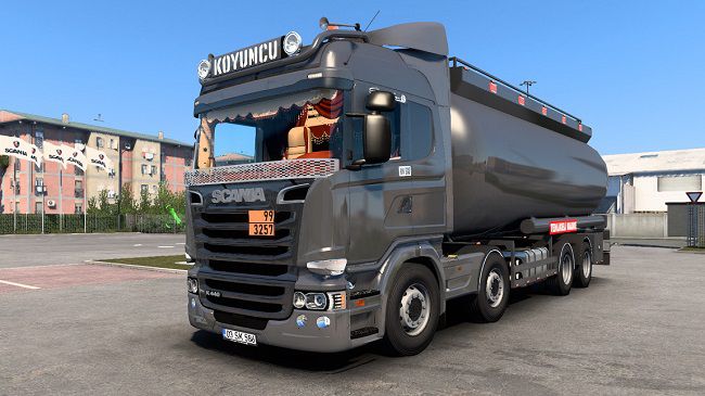 Scania R440 Tanker v2.0 для ETS 2 (1.41.x)