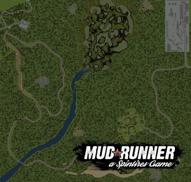 Карта "История-сортировочная 2" для Spintires: MudRunner