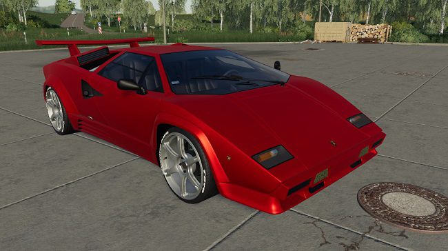 Lamborghini Countach 1988 v0.9.9.b для FS19 (1.7.x)