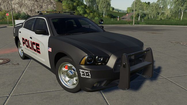Dodge Charger US-Police 2012 v1.0.0.0 для FS19 (1.7.x)