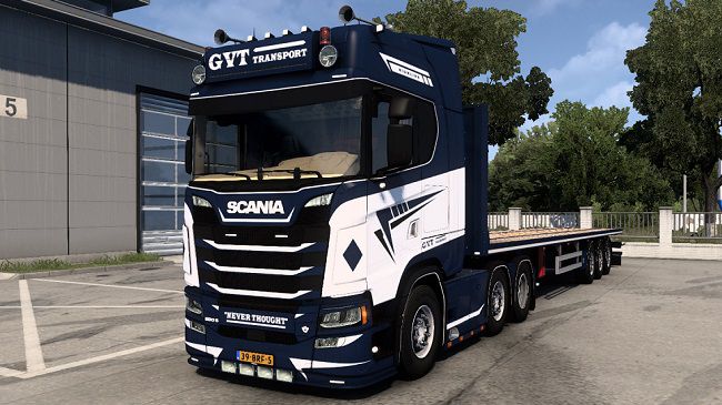 Scania 580S GVT Transport v1.8 для ETS 2 (1.46.x)