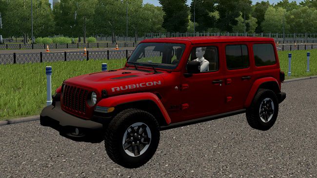 Jeep Wrangler JLU Rubicon для City Car Driving (1.5.9.2)