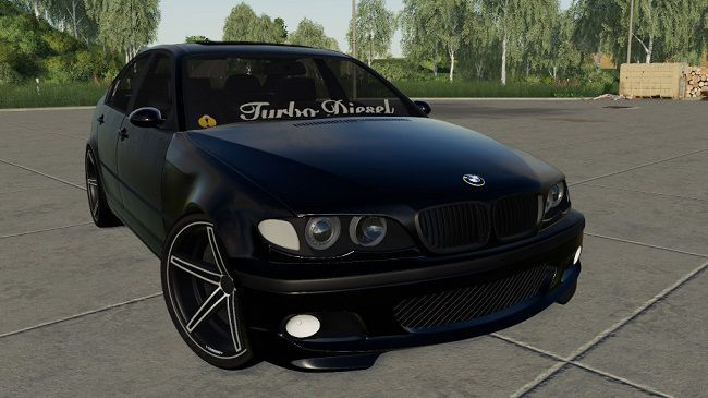 BMW E46 Sedan v1.0.0.0 для FS19 (1.7.x)