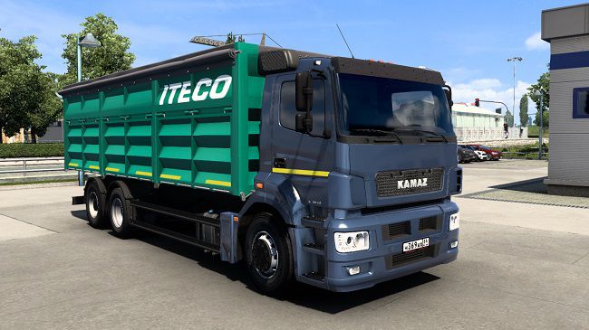 Kamaz Neo Зерновоз v1.0 для ETS 2 (1.39.x - 1.42.x)