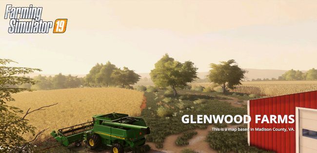 Карта Glenwood Farm v2.0.0.0 для FS19 (1.7.x)